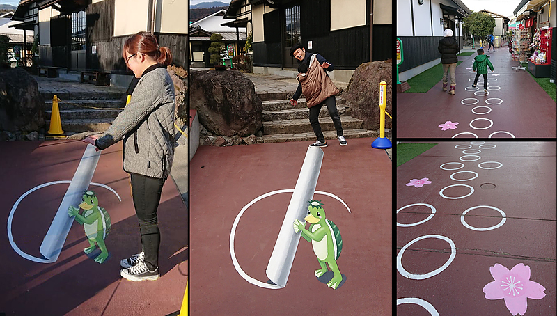 空間ペインター芳賀健太20周年_3Dトリックアート＿壁画制作