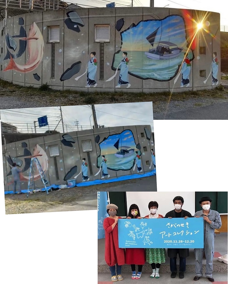 空間ペインター20周年_アートコレクション＿壁画制作