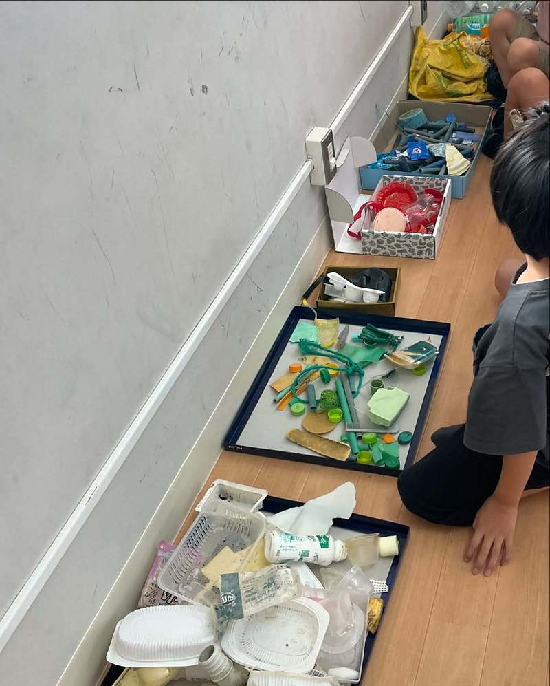 海洋プラゴミをアートに　空間ペインター芳賀健太