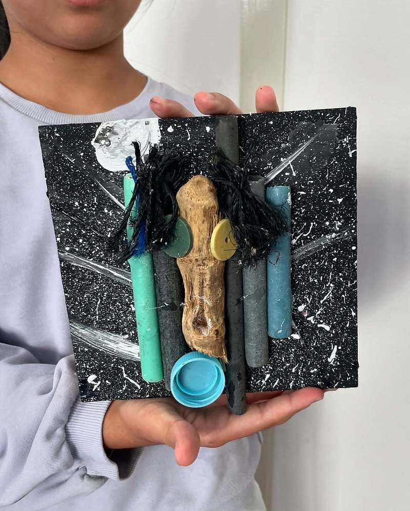 海洋プラゴミをアートに　空間ペインター芳賀健太