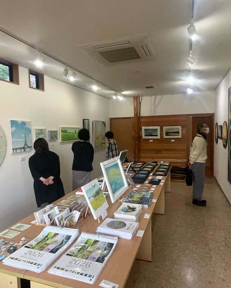 個展　芳賀健太　ギャラリートーク　2025　薪窯ピッツァ＆ギャラリー花民