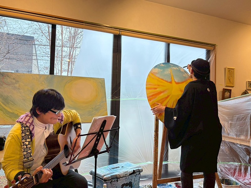 空間ペインター芳賀健太 ライブペイント 幸-こう- 空間ペインター芳賀健太 ライブペイント 幸-こう-