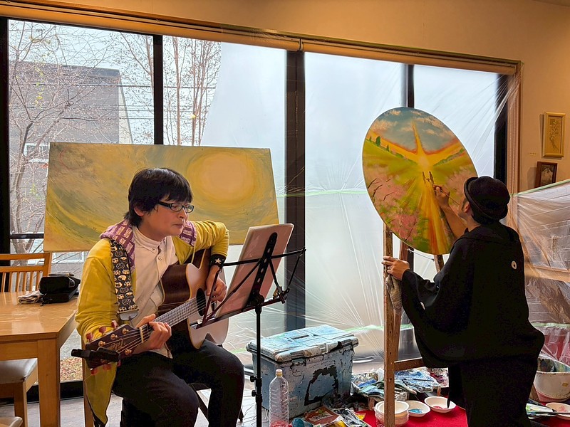 空間ペインター芳賀健太 ライブペイント 幸-こう- 空間ペインター芳賀健太 ライブペイント 幸-こう-