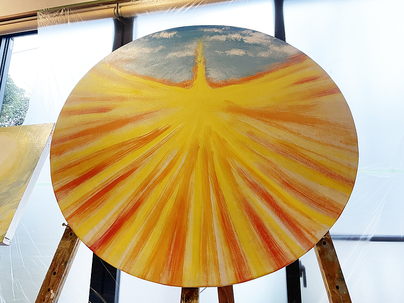 空間ペインター芳賀健太 ライブペイント 幸-こう- 空間ペインター芳賀健太 ライブペイント 幸-こう-