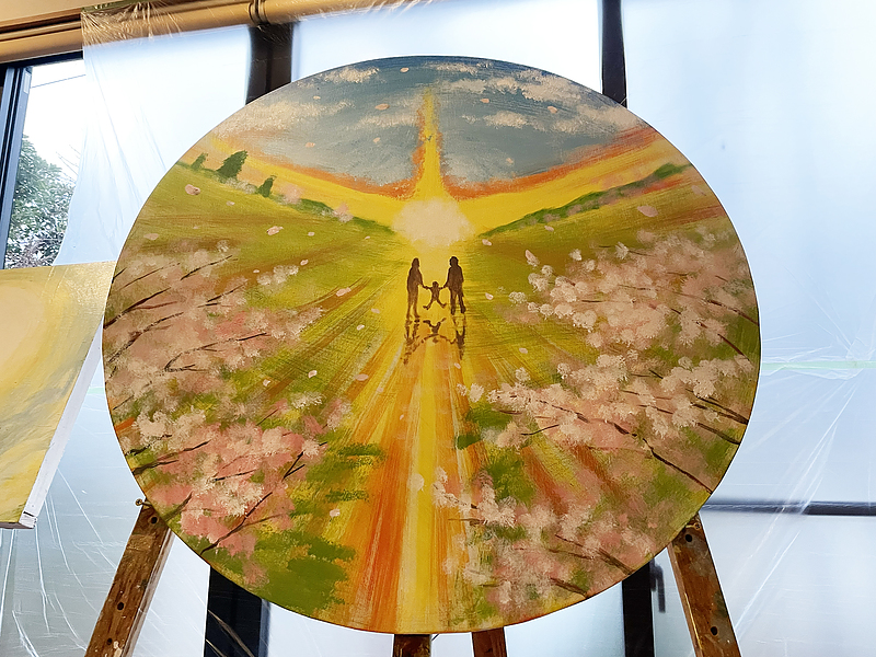 空間ペインター芳賀健太 ライブペイント 幸-こう- 空間ペインター芳賀健太 ライブペイント 幸-こう-