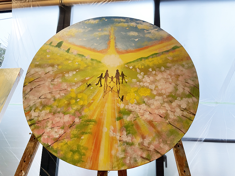 空間ペインター芳賀健太 ライブペイント 幸-こう- 空間ペインター芳賀健太 ライブペイント 幸-こう-