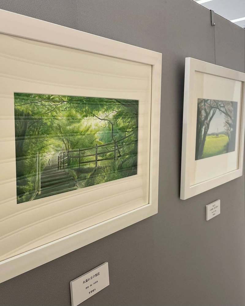 大分銀行わさだ支店　芳賀健太　絵画展示