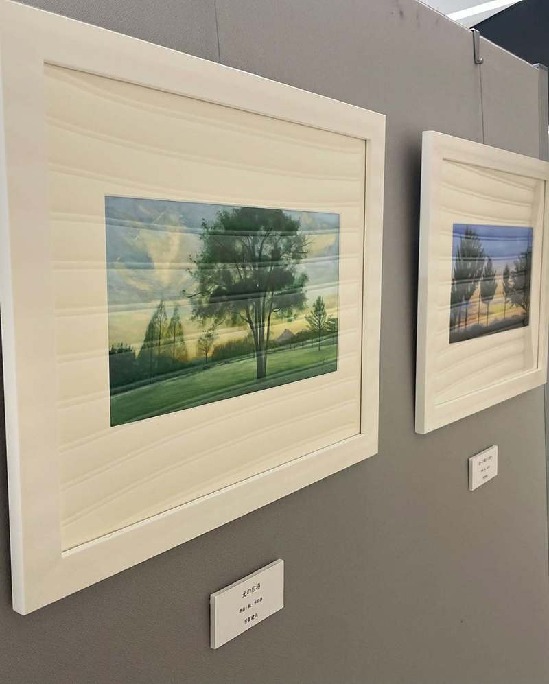 大分銀行わさだ支店　芳賀健太　絵画展示