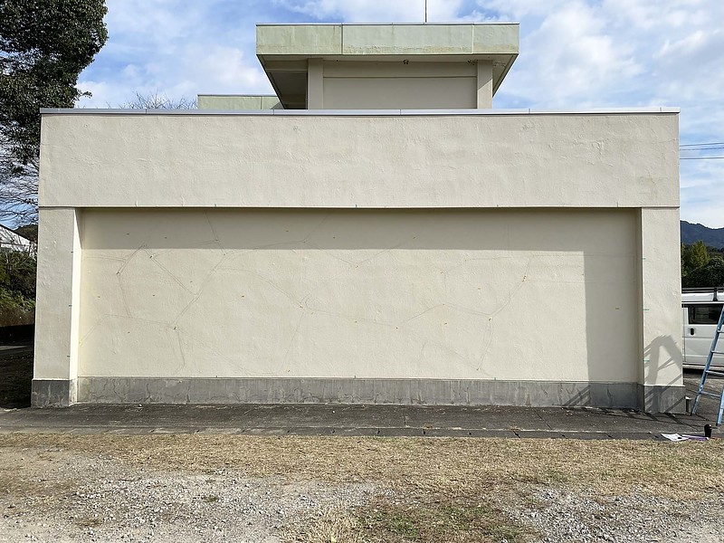 壁画　地域活性化　アート　空間ペインター　大分市　芳賀健太