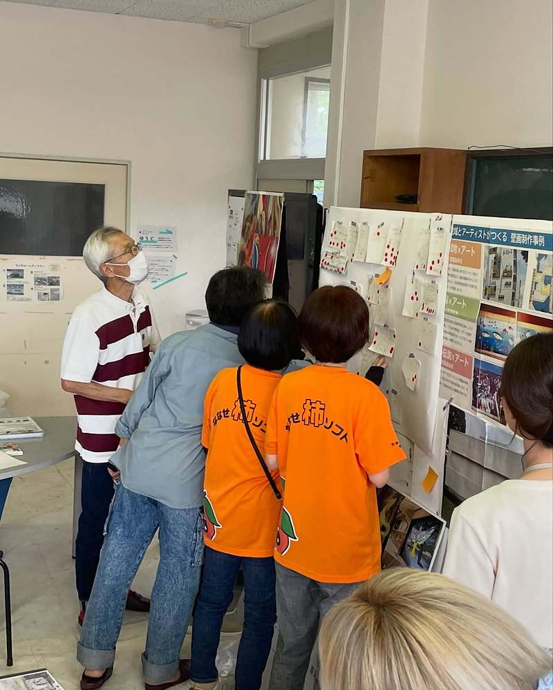 大分市　壁画　地域活性化　生きる壁画　芳賀健太　空間ペインタ―