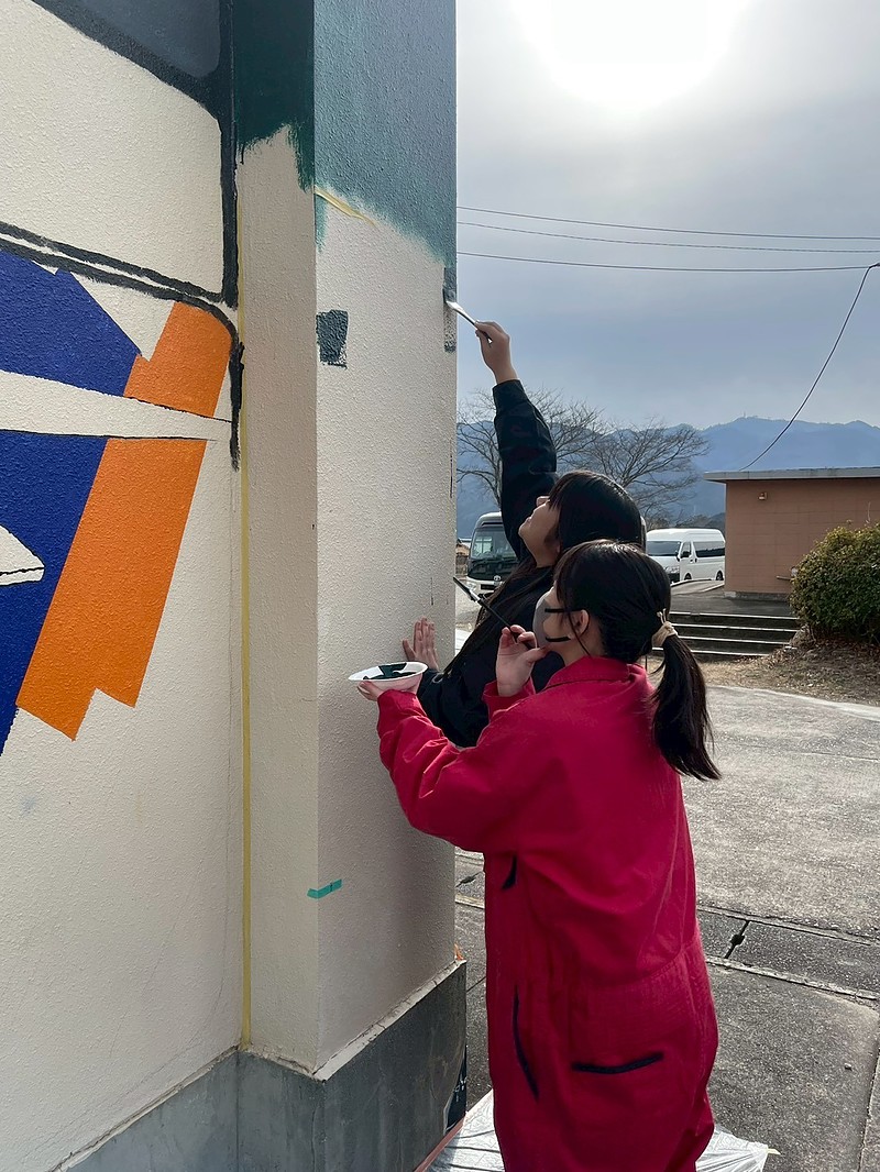 ななせアートスタジオ壁画 空間ペインター芳賀健太 地域おこし 過疎化対策 ななせアートスタジオ壁画 空間ペインター芳賀健太 地域おこし 過疎化対策