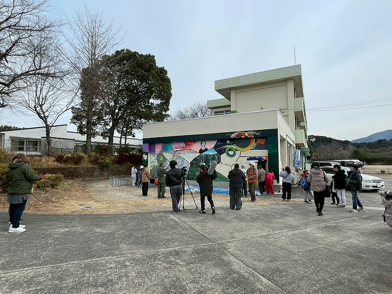 ななせアートスタジオ壁画 空間ペインター芳賀健太 地域おこし 過疎化対策 ななせアートスタジオ壁画 空間ペインター芳賀健太 地域おこし 過疎化対策