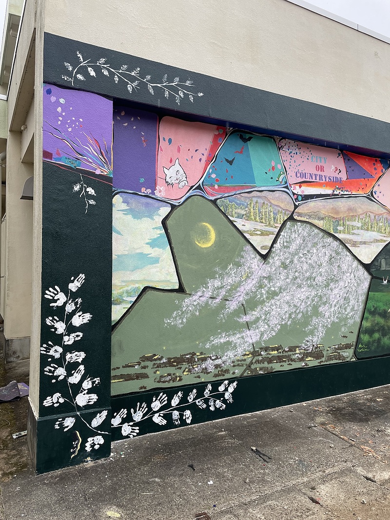 ななせアートスタジオ「地域と生きる壁画」　芳賀健太　空間ペインター