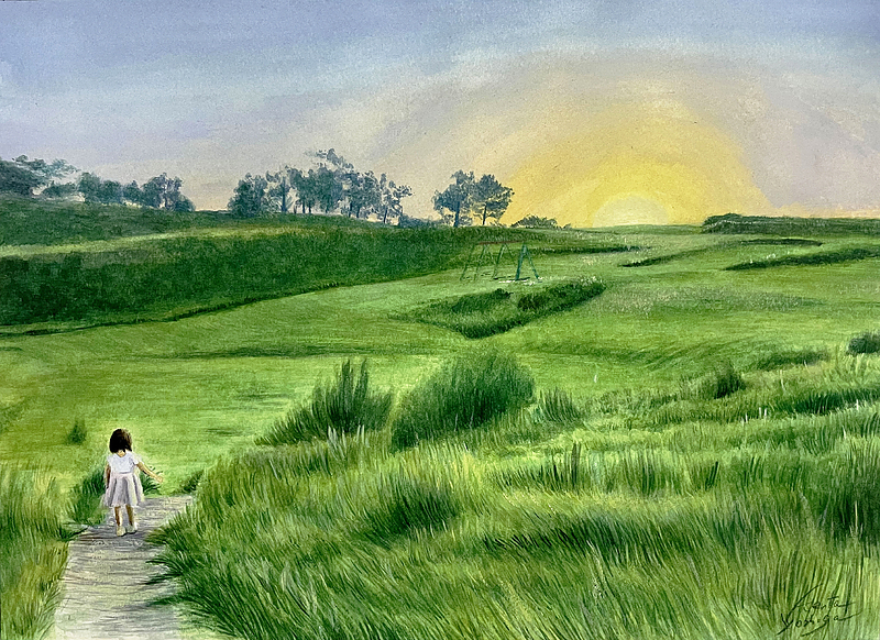芳賀健太 絵画 癒しの絵 芳賀健太 絵画 癒しの絵