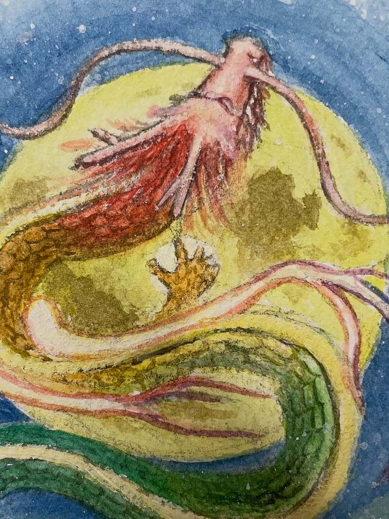 芳賀健太　オーダー　絵画制作　20周年記念　龍