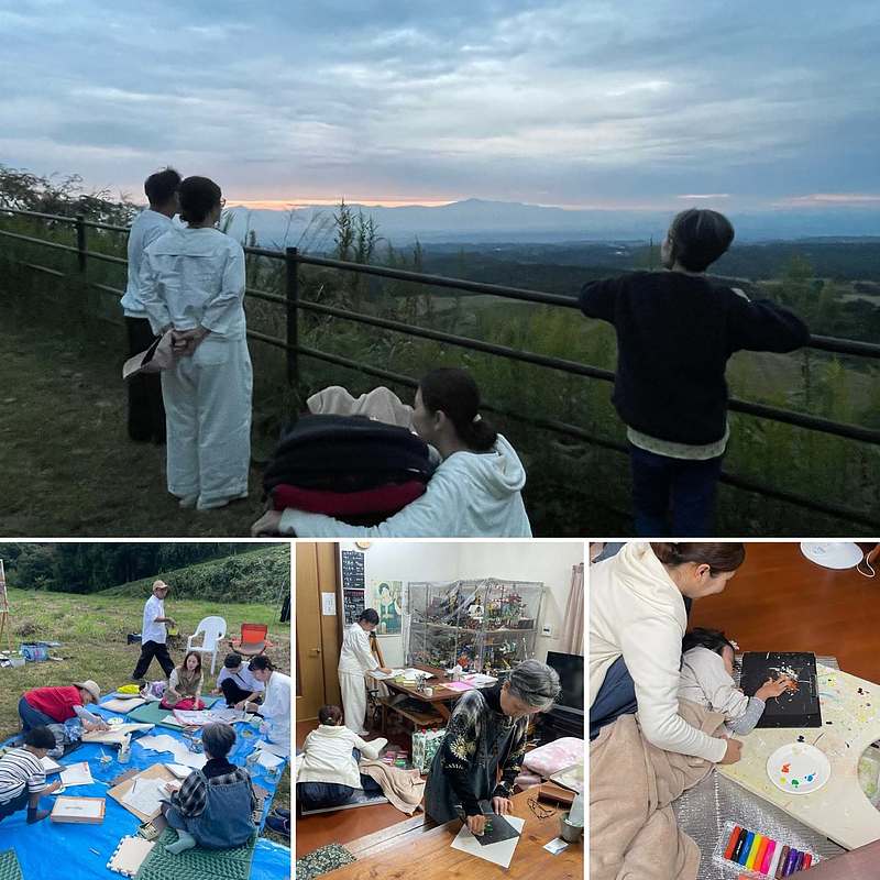 ライブペイント七つの星＿木星＿芳賀健太＿村田千尋＿田口麻衣子