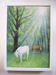 オーダー絵画：テーマは「森と光と馬」