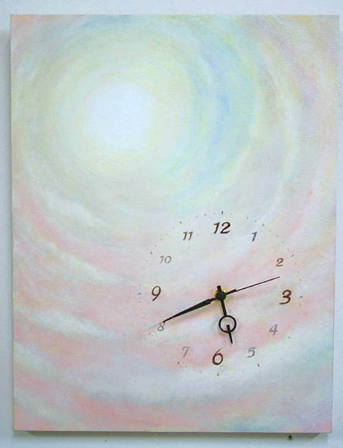 オーダーメイド絵画 絵画時計 幸せな時を知らせる光 画家 芳賀健太 マイベストプロ大分