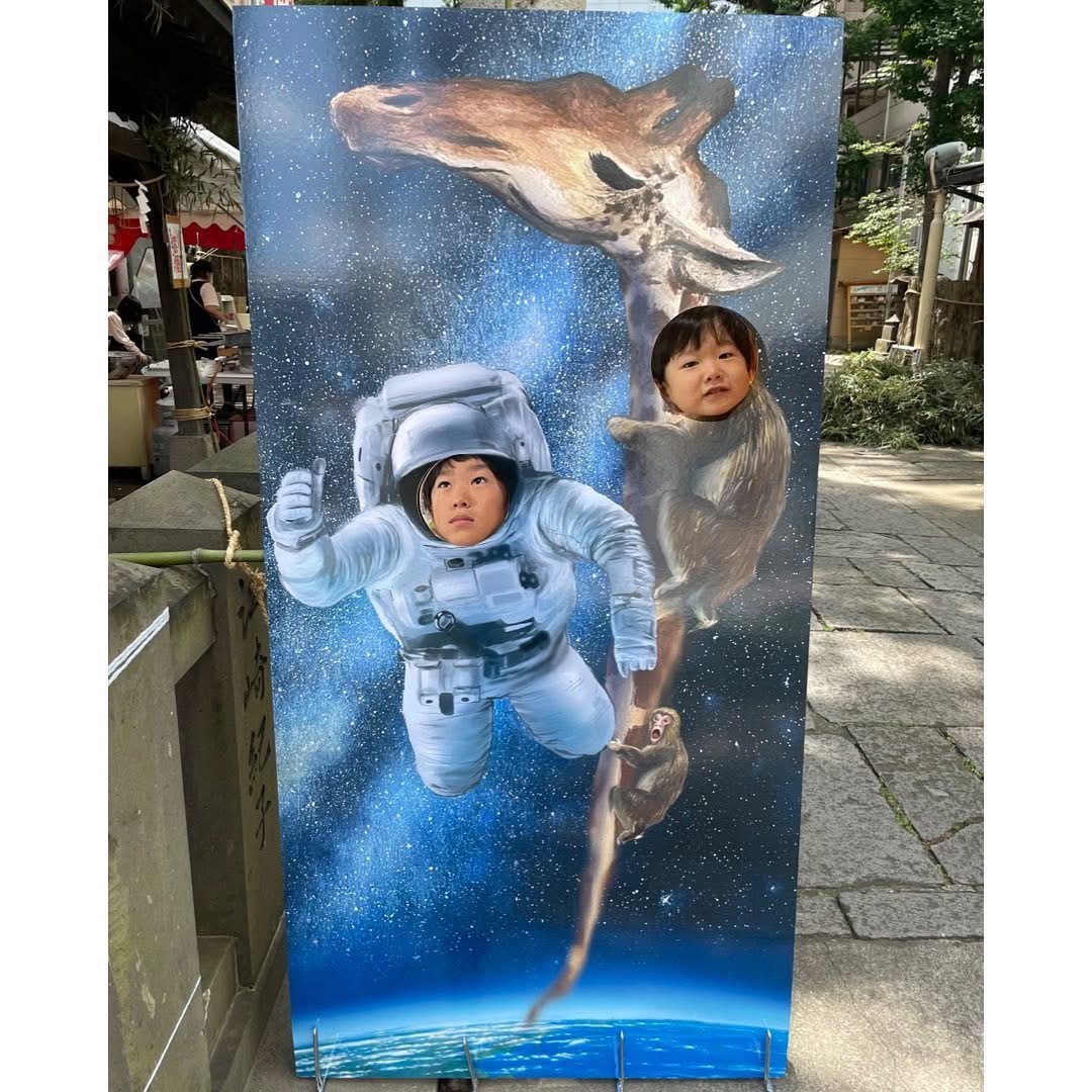 大分市お祭り_顔抜きパネル