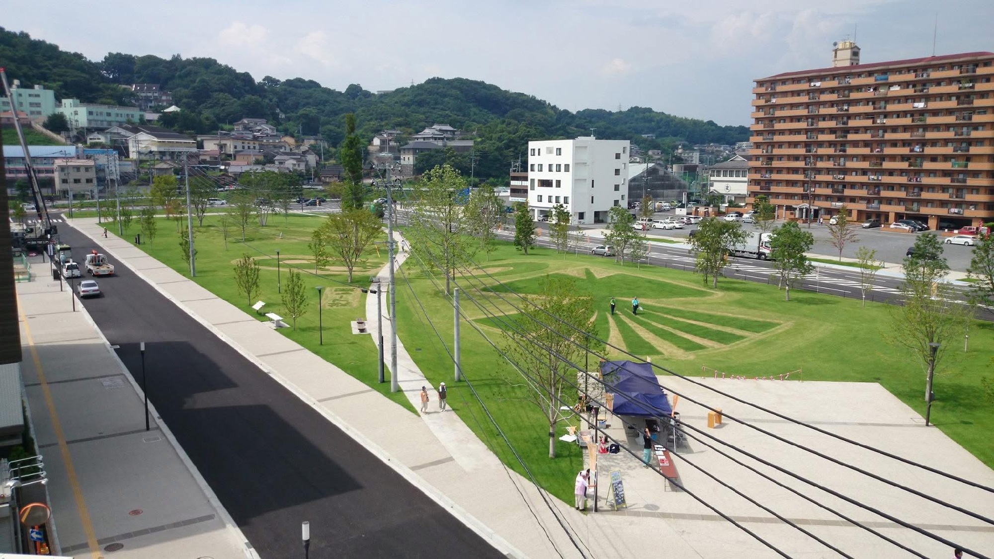 大分いこいの道芝アート