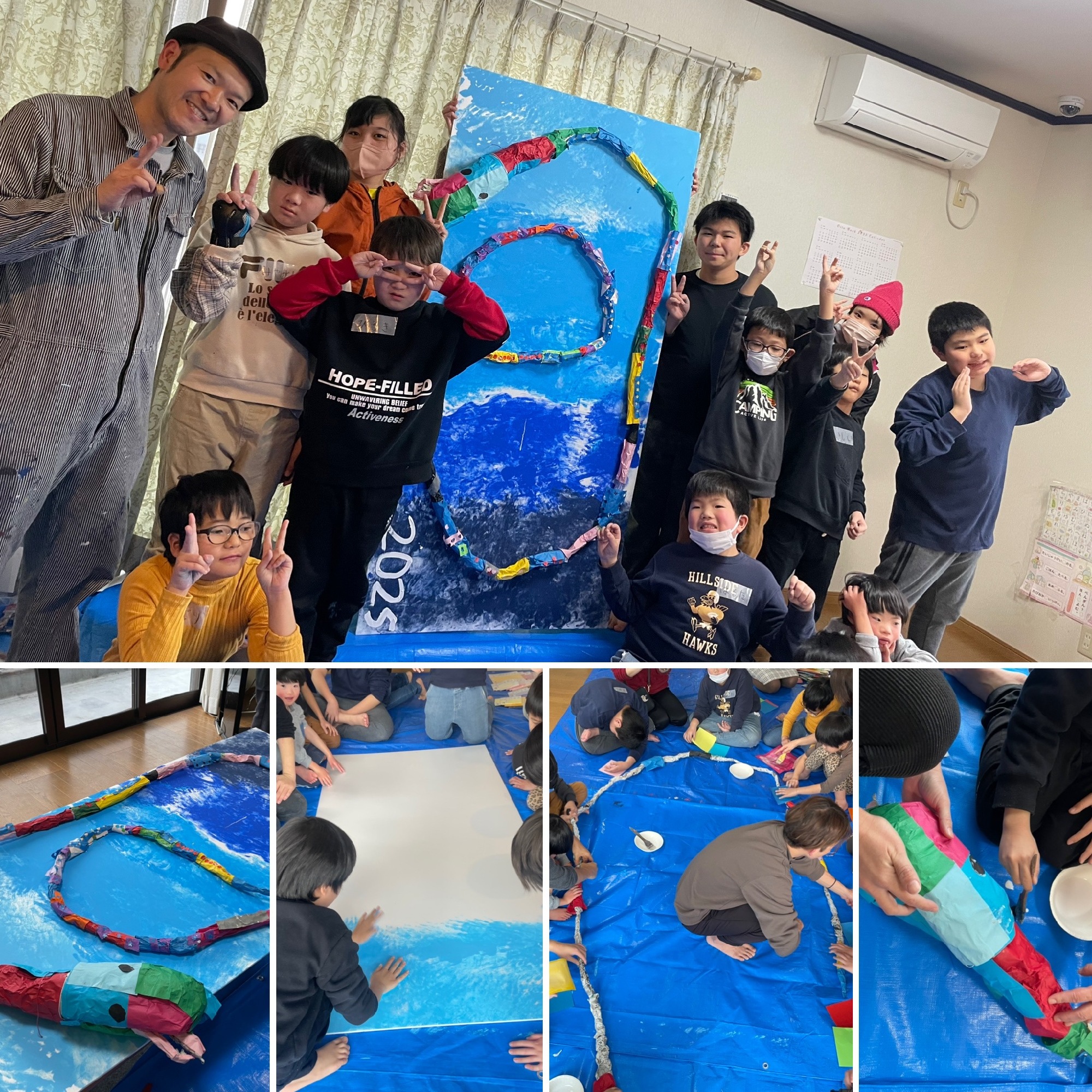 「希望のヘビ」みんなで創るお友達になりたいヘビ