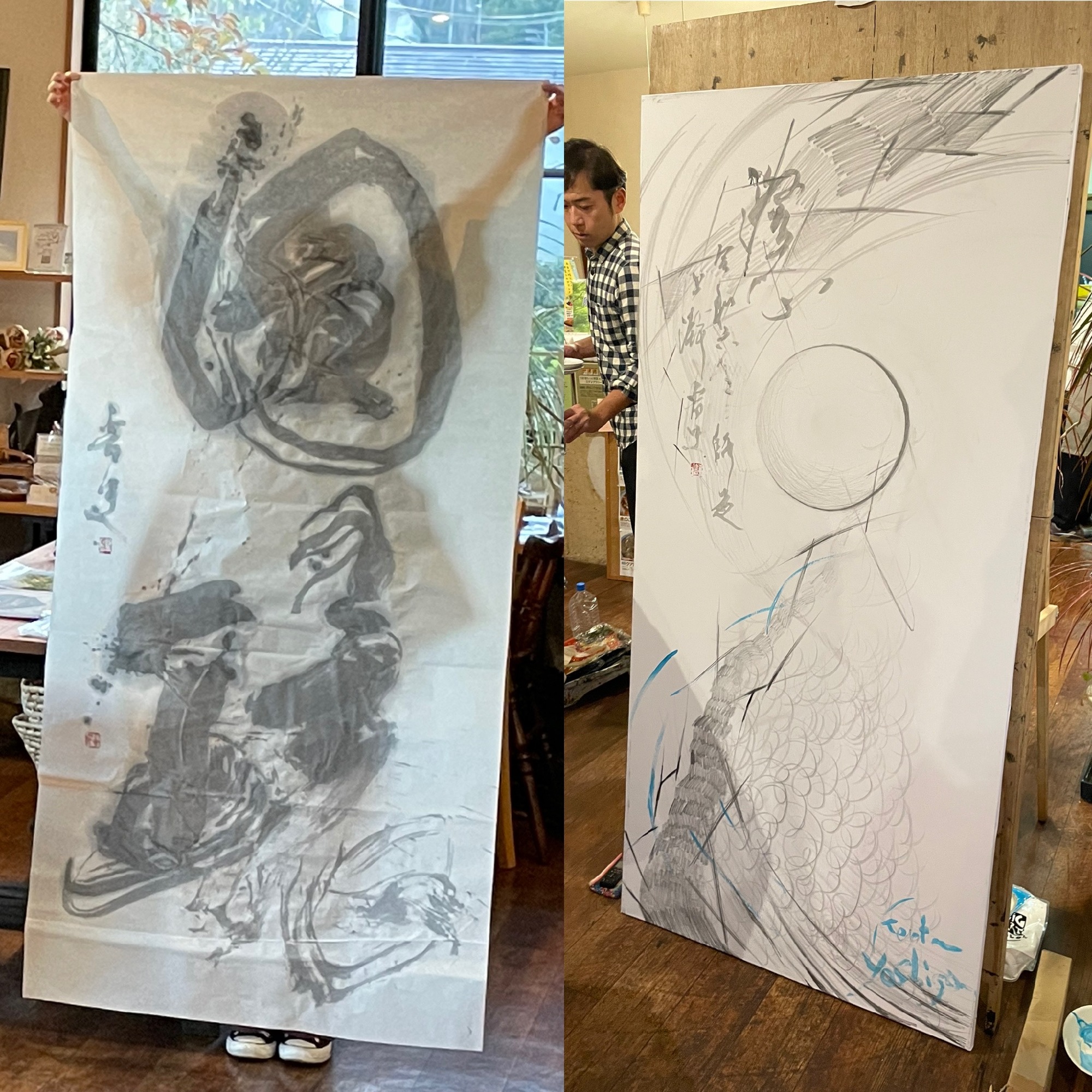 七つの星シリーズ（書家カゾノシンジ氏とのコラボ）