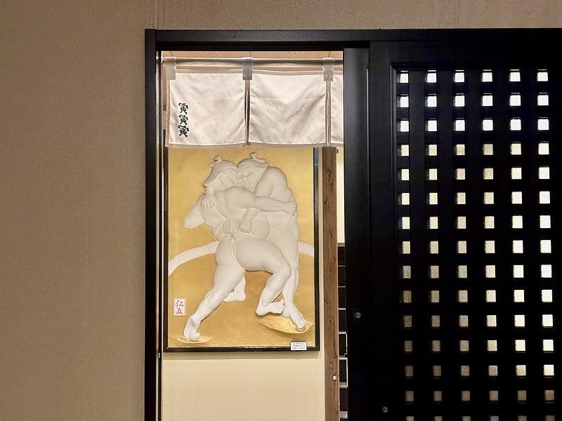 入り口の外から撮影