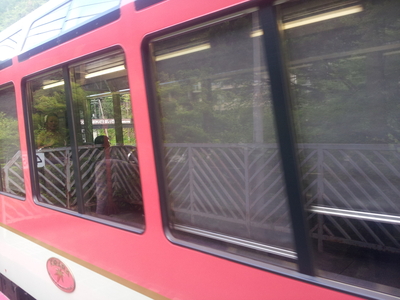 叡山電車　きらら号　パノラマ号でした。