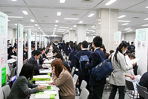 大学入試説明会会場風景