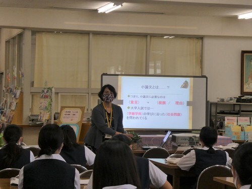 県立西宮高等学校　講座風景