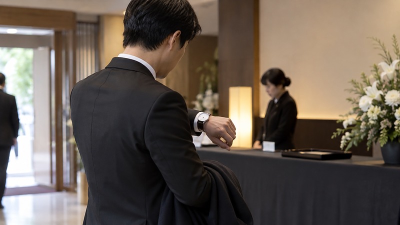 2026-09-21 葬儀 遅刻 途中退席 アイキャッチ 2026-09-21 葬儀 遅刻 途中退席 アイキャッチ
