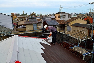 ガイナ 屋根塗装