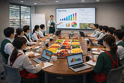 【スーパーマーケット会議改革】　　報告だけの「店長会議」を廃止し、利益を生む「未来戦略会議」へ変える方法