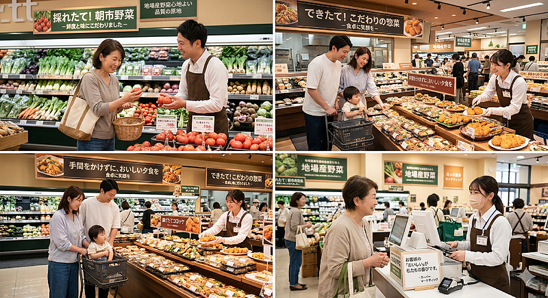 売場イメージ4カット