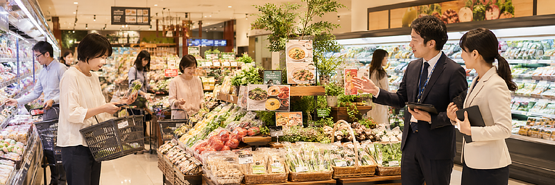 売場で考える 売場で考える