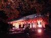 「観心寺」の「金堂」ライトアップ：大阪府河内長野市