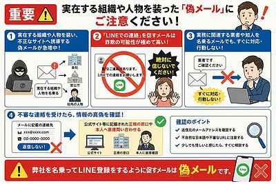 【注意喚起】詐欺メールの実例！実在する近所の会社や知人を名乗る「LINE詐欺」が急増中！