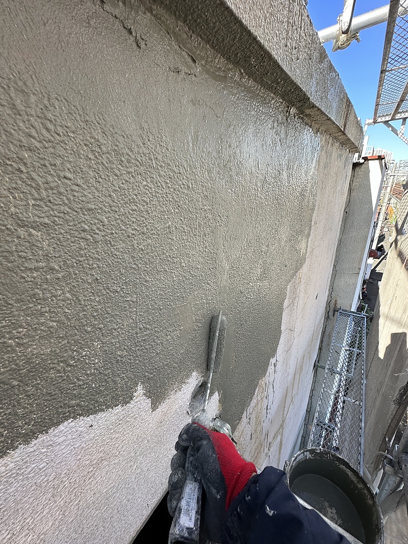 百人町外壁下地