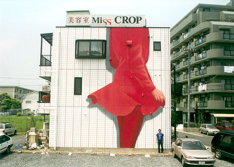 美容室のシンボル壁画