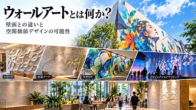 ウォールアートとは何か？ 壁画との違いと空間価値デザインの可能性
