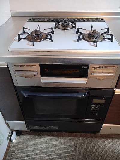 ガスコンベックとガスコンロ交換　日高市