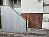 玄関木部塗装工事　日高市