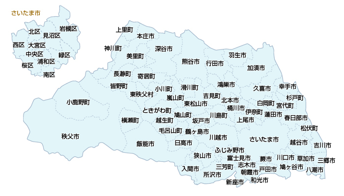 埼玉県地図