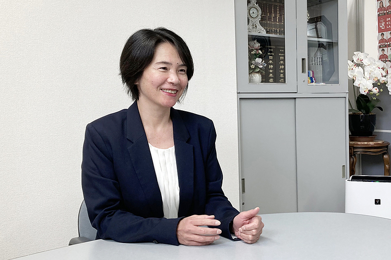 婚活カウンセラー清水小百里の面談風景