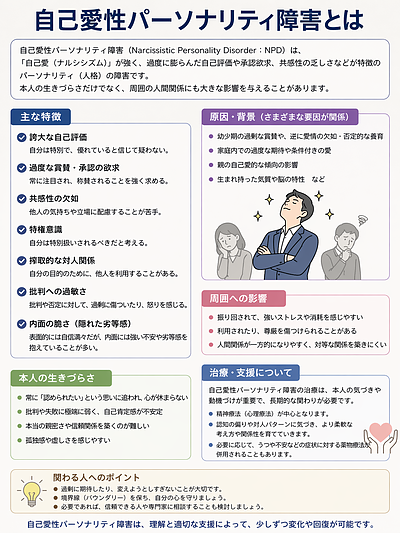 自己愛性パーソナリティ障害の人との関わり方