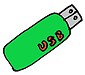 【カルタで覚える中国語フレーズ 】NO. 50 USBメモリカードに保存する