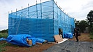 埼玉県白岡市実ケ谷の新築住宅で薪ストーブの設置工事（エイトノットBQ-D）