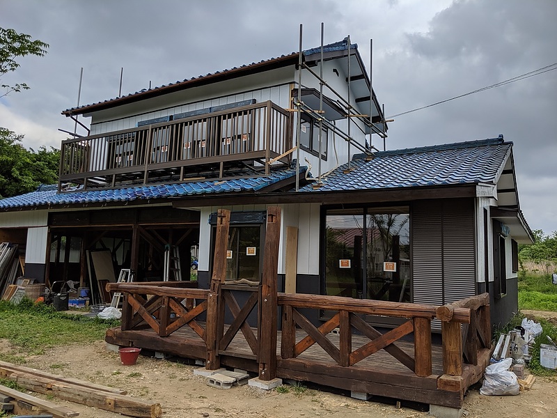 東松山市下野本で薪ストーブの設置工事