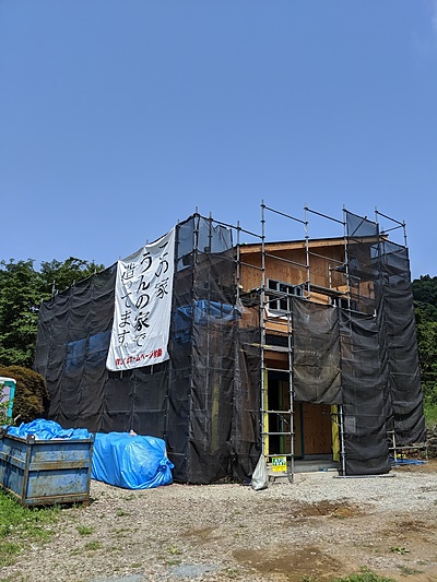 静岡県裾野市新築薪ストーブ工事
