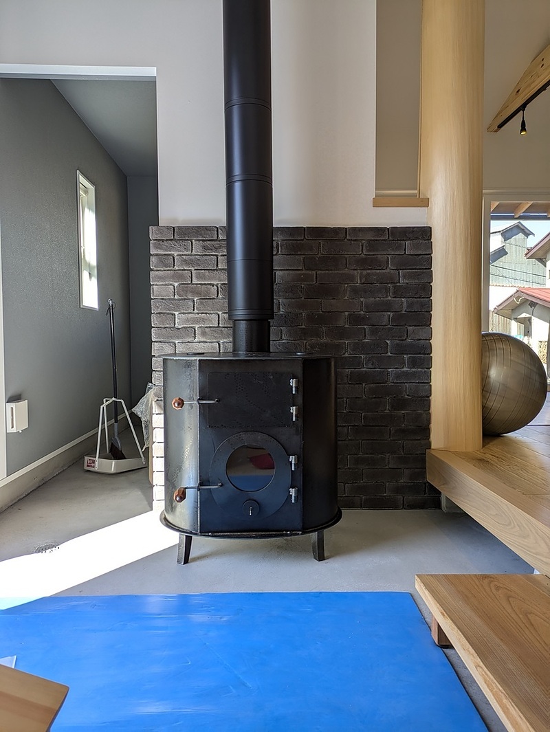 秩父市下影森薪ストーブ